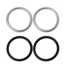 2 шт. 2-дюймовое алюминиевое кольцо для переноски ребенка высокого качества детские аксессуары для переноски