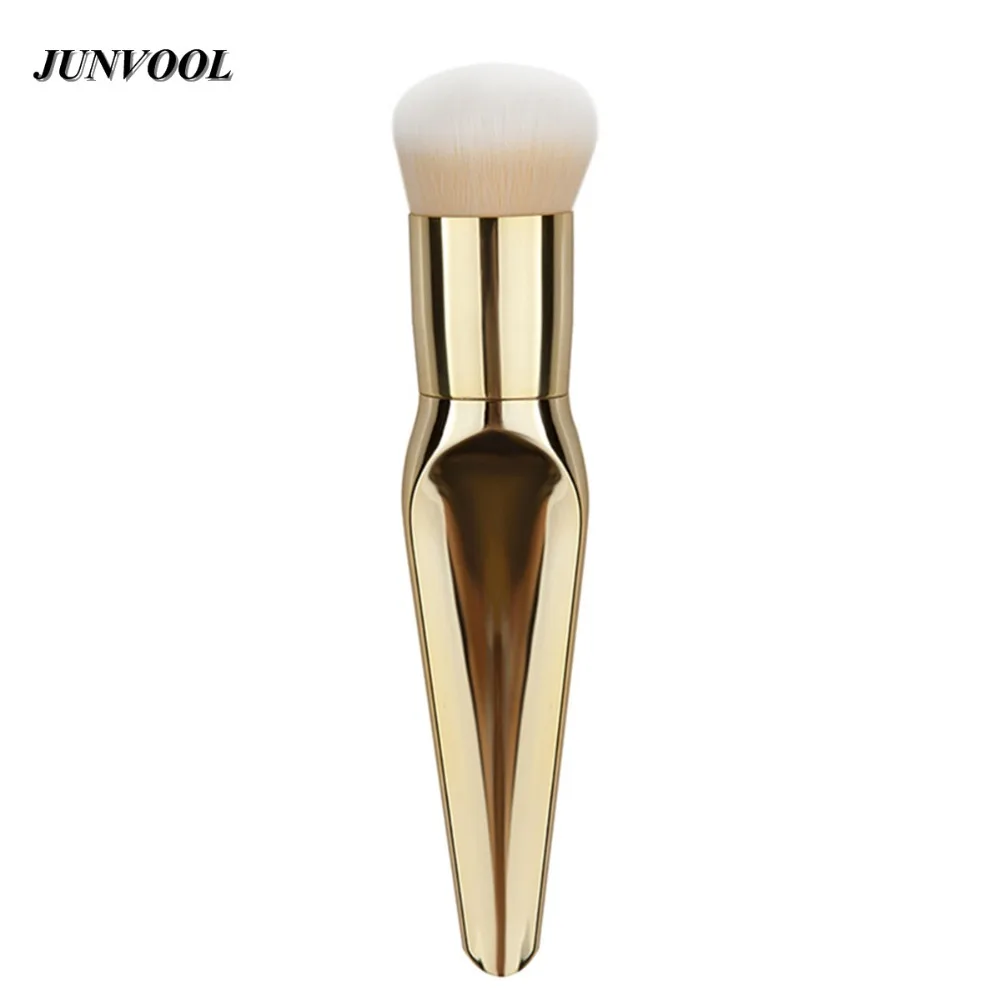 Gold Makeup Brushes Set 1pcs Professional Metallic Foundation Eye Face