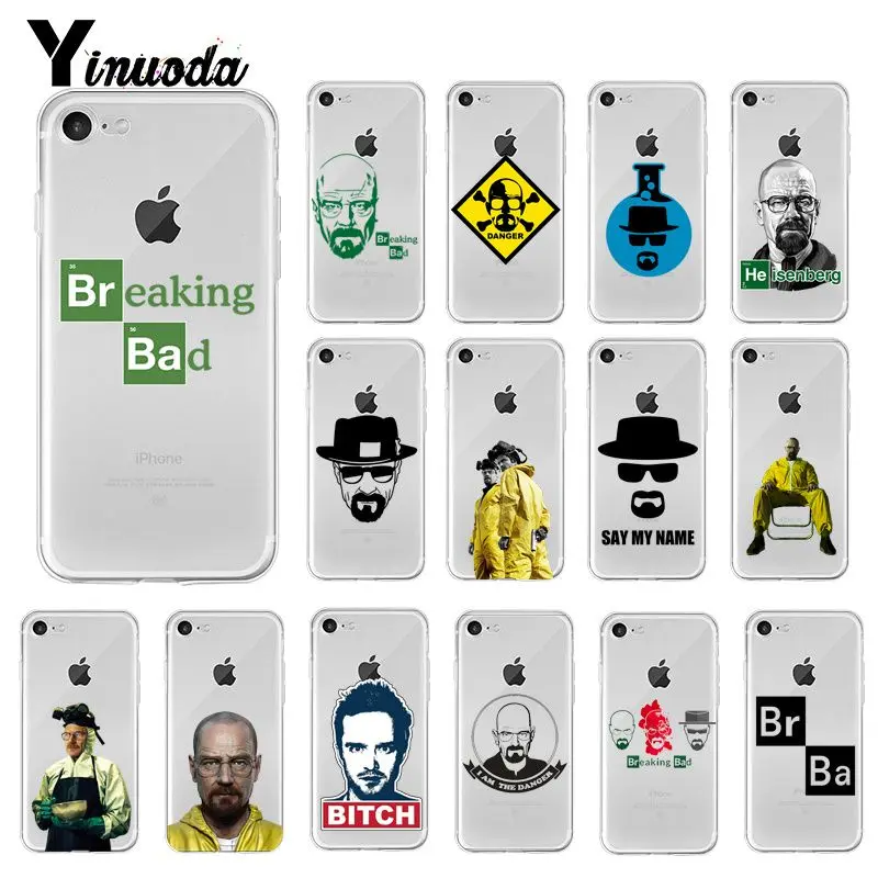 

Yinuoda Breaking Bad TPU Soft Silicone Phone Case Cover for iPhone 5 5Sx 6 7 7plus 8 8Plus X XS MAX XR Fundas Capa 11 pro max
