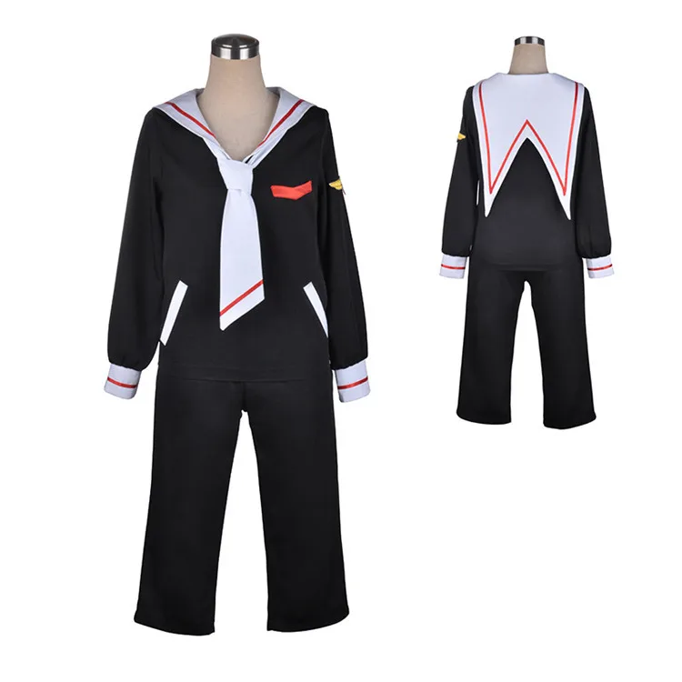 

Cardcaptor Sakura CLEAR CARD Li Syaoran Cosplay Costume Junior High School Uniform Top Pants Bowknot Halloween Carnival Costume