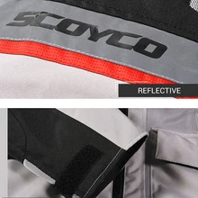 SCOYCO Motorcycle Jacket Protective Gears Reflective Ventilate Moto Jacket