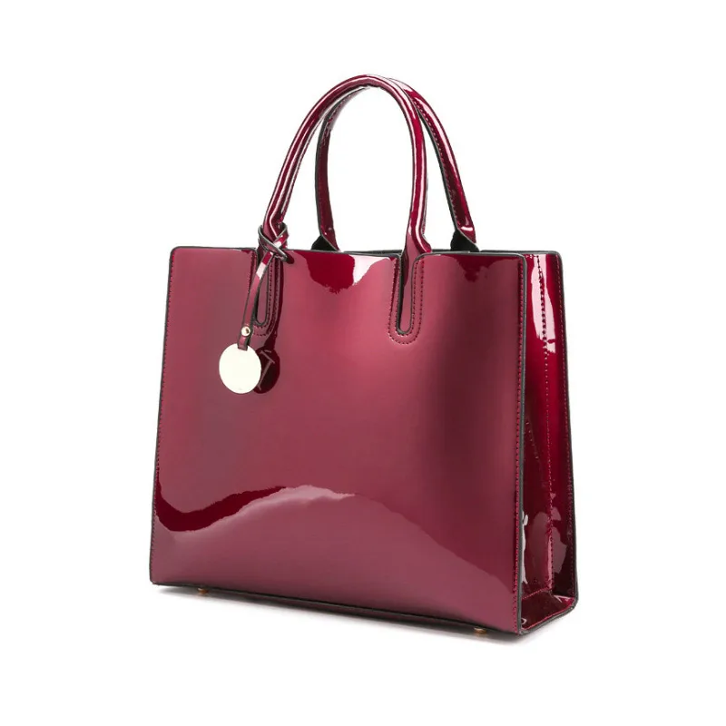

1pcs Women Handbag Crossbody Bag Mirror Surface Smooth PU Leather Square Ladies Bags KA-BEST