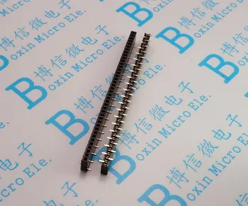 

20pcs 1.27mm/2.0mm/2.54mm Female Header Connector SMT surface-mount row female 1*40P single row home patch plastic