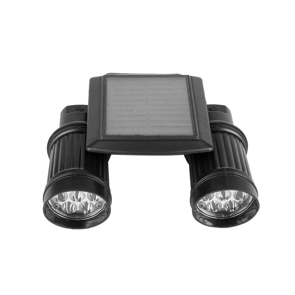 

Solar Sensor Light Spotlights 14LED Double Head PIR Human Body Infrared Induction Outdoor Garden Pathway Waterproof Wall Lamp