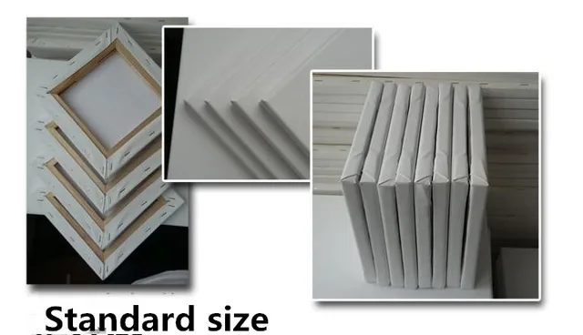 300g 100% cotton stretched canvas board for wholesale ( 2 pieces ) -  AliExpress