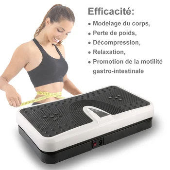 

Fitness Vibration Plate Massager Slimming Fat Burning Exercise Equipment Muscle Workout Equipment Vibration Platform HWC