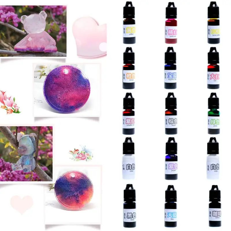 

10 ml Epoxy Resin UV Dye Coloring Pigment DIY Crafts Arts Handmade Accessories