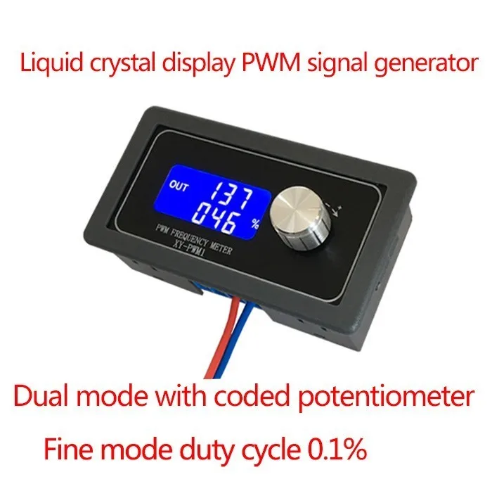 Генератор сигналов PWM частота импульсов рабочий цикл регулируемый модуль ЖК-дисплей Дисплей 1Hz-150Khz 3,3 V-30 V PWM борту модуль ручная ручка