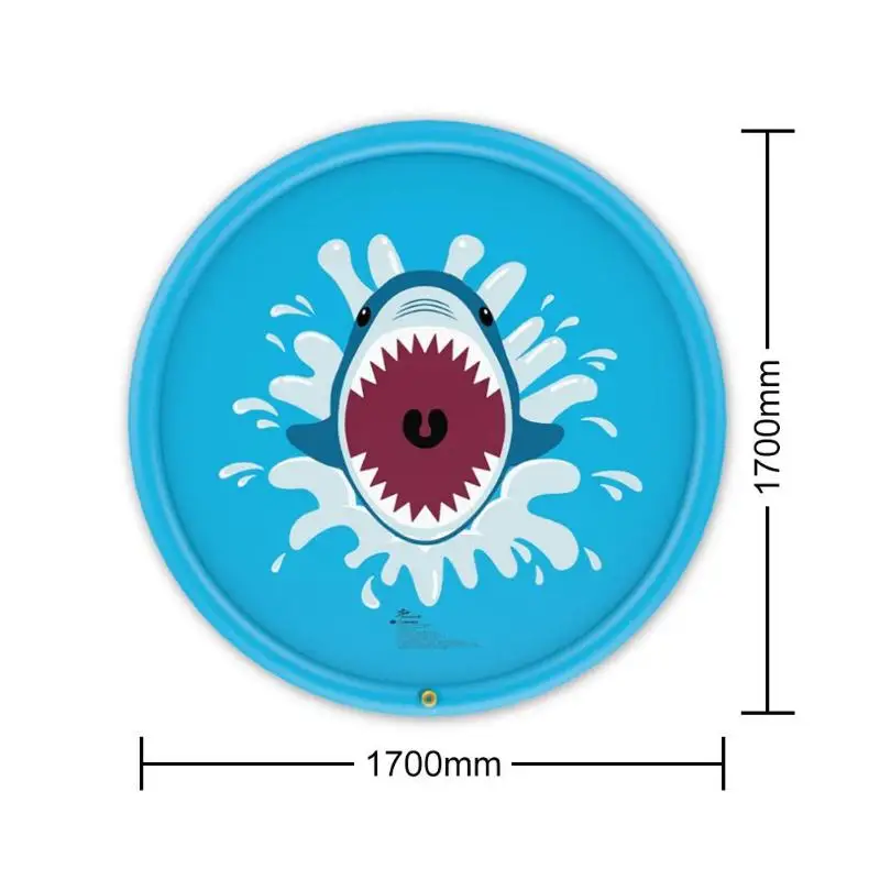 Всплеск воды игровой коврик, дети спринклерной воды надувная подушка Открытый Одежда заплыва Пляж Газон надувные спринклерной Pad для детей
