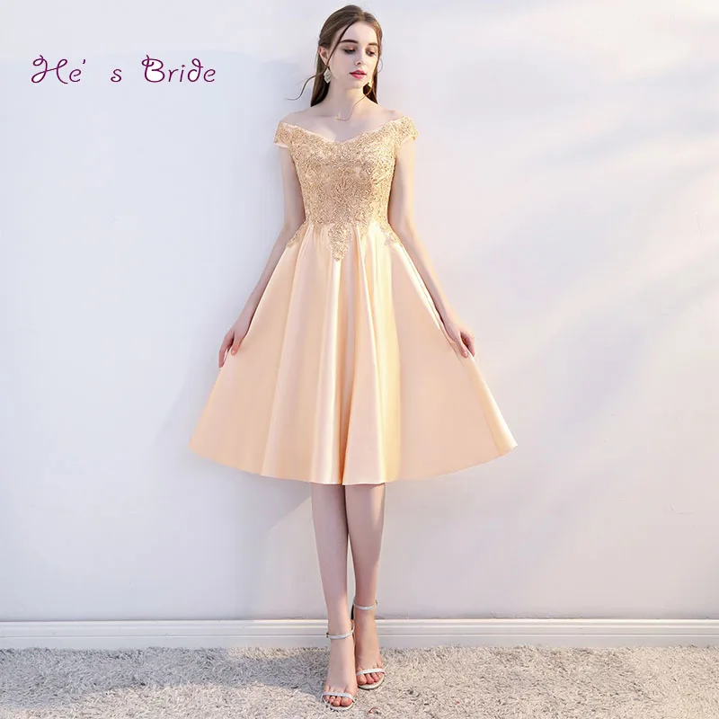 gold cocktail dress for wedding