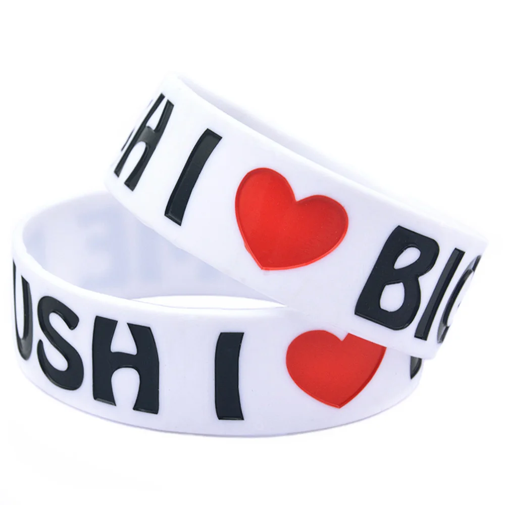 1 шт. силиконовый браслет I Love Big Time Rush шириной дюйм для музыкального