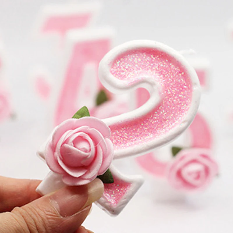 

Custom Children's Birthday Cake Decorating Creative Numbers Birthday Candles Arrangement Romantic Adult Birthday Party