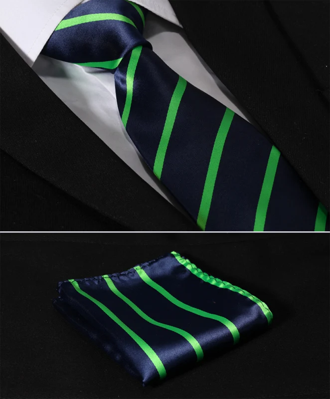  TS2013G8 Green Navy Blue Stripe 3.4