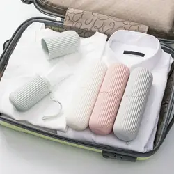 4 цвета Портативный чехол для зубной щетки защитный чехол-подставка для планшета путешествия на открытом воздухе походная щетка коробка/es