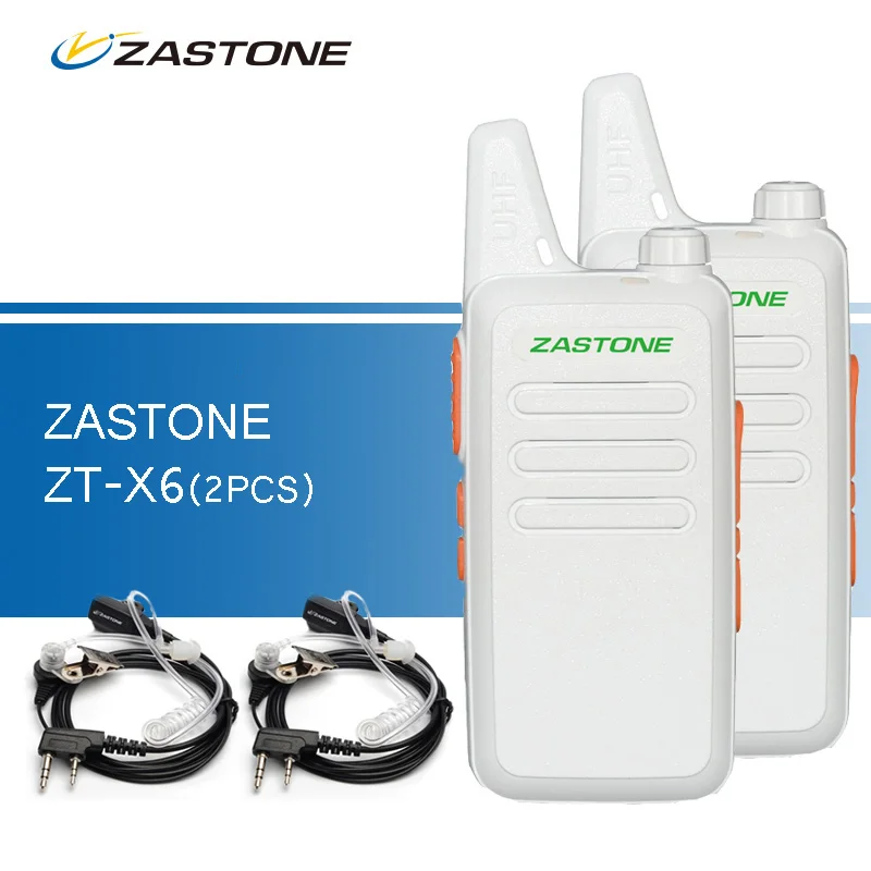 bilder für 2 stücke Zastone ZT-X6 Walkie-talkies Handfunkgerät UHF 400-470 MHz Ham Radio Transceiver talkies Portable Walkie-talkies bilder für 2 stücke Zastone ZT-X6 Walkie-talkies Handfunkgerät UHF 400-470 MHz Ham Radio Transceiver talkies Portable Walkie-talkies
