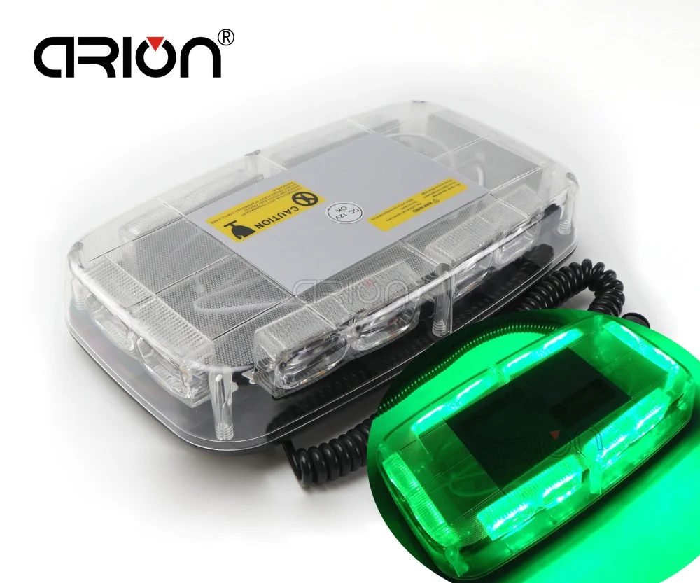 

CIRION 36 LED Car Roof Flashing Strobe Emergency Light Bar Truck Police Warning Lights Lamp Green Magnets base 36W