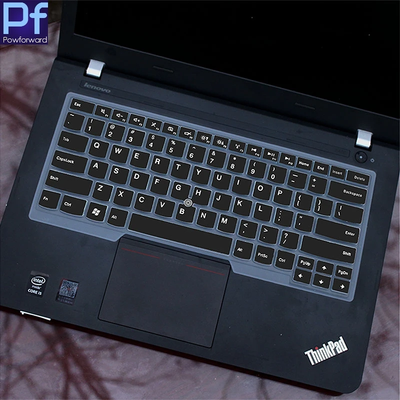 14 дюймов чехол для клавиатуры ноутбука протектор для lenovo ThinkPad E475 E480 T440 T450 T460 T470 T480 E455 E465 L470 R480 S I P - Цвет: black