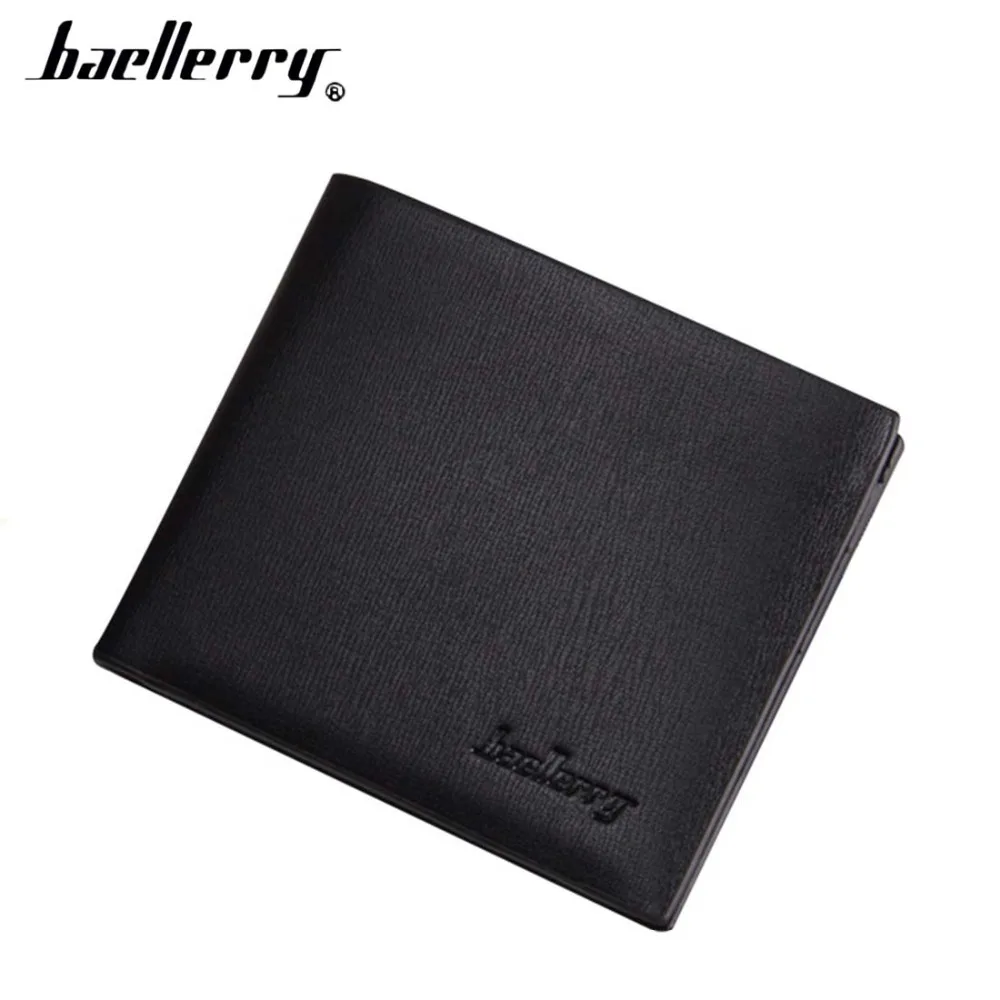 Мужские кошельки baellerry из искусственной кожи с отделением для карт короткие