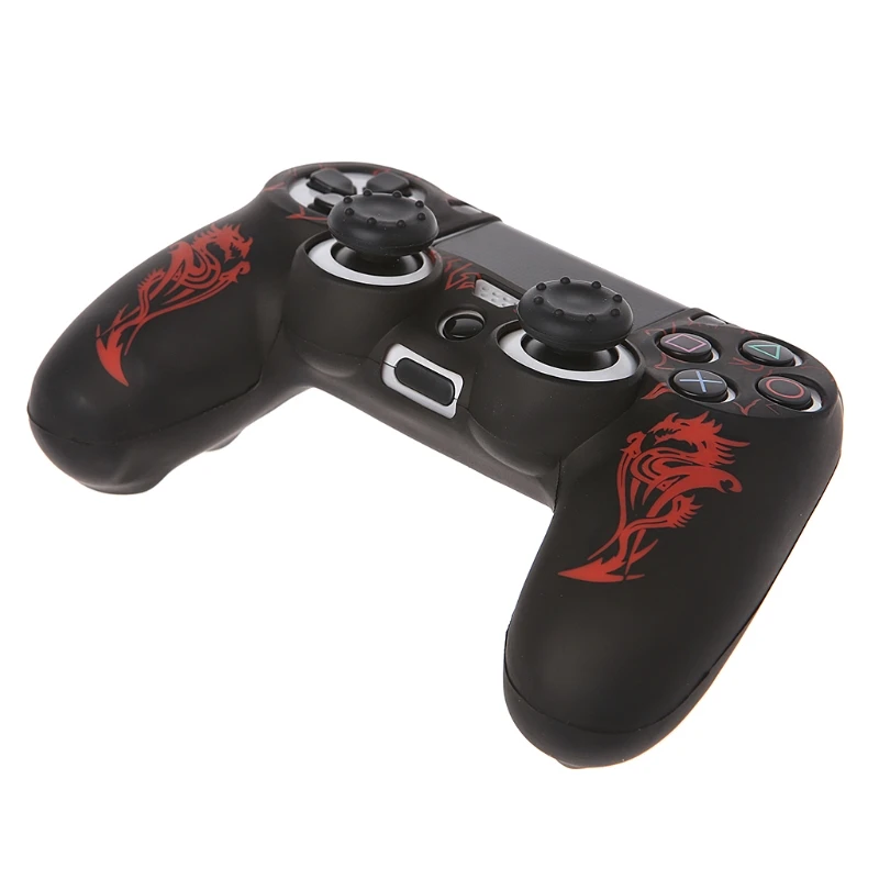 Западный драконы силиконовый защитный чехол для джойстика чехол с 2 джойстиками крышки для SONY playstation 4 PS4 Dualshock 4 контроллер кожи