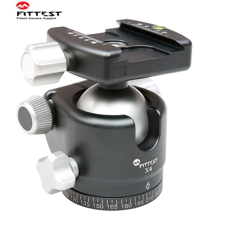 FITTEST 2019 NEW X4 Portable Panoramic Low Profile Ball Head Ballheads