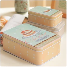 Детский зимний жилет 3 шт./компл. прямоугольник ящик для хранения подарочная жестяная коробка светильник Синий печенье железный ящик конфеты чехол коробка шоколада в новом дизайне