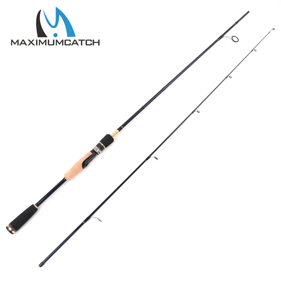 

Maximumcatch 6'3'' Line Weight 4-8LB Spinning Fishing Rod 24T/IM 6 Carbon Fiber Megapower Lure Rod 2pcs Spinning rod