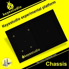 1 pçs keyestudio abs base de plataforma experimental para uno r3 titular + placa de pão/mega 2560 suporte + fixação de placa de pão