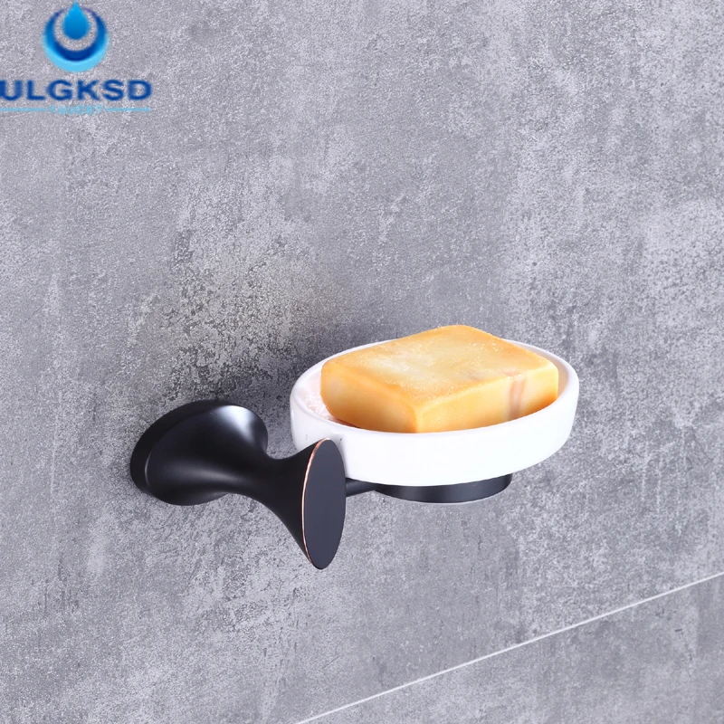 

ULGKSD Bath Soap Dish Holder Bathroom Accessories Wall Mounted Bathroom and Kitchen Shower Soap Rack Dish