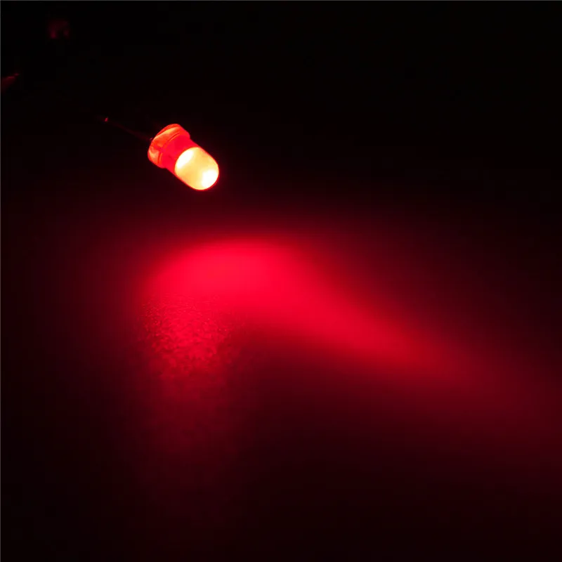 100 шт./лот 3 мм светодиодный светодиоды свет комплект Круглый топ 5 цветов диффузионная зеленая красный белого и синего цвета желтый для DIY освещение ассортимент