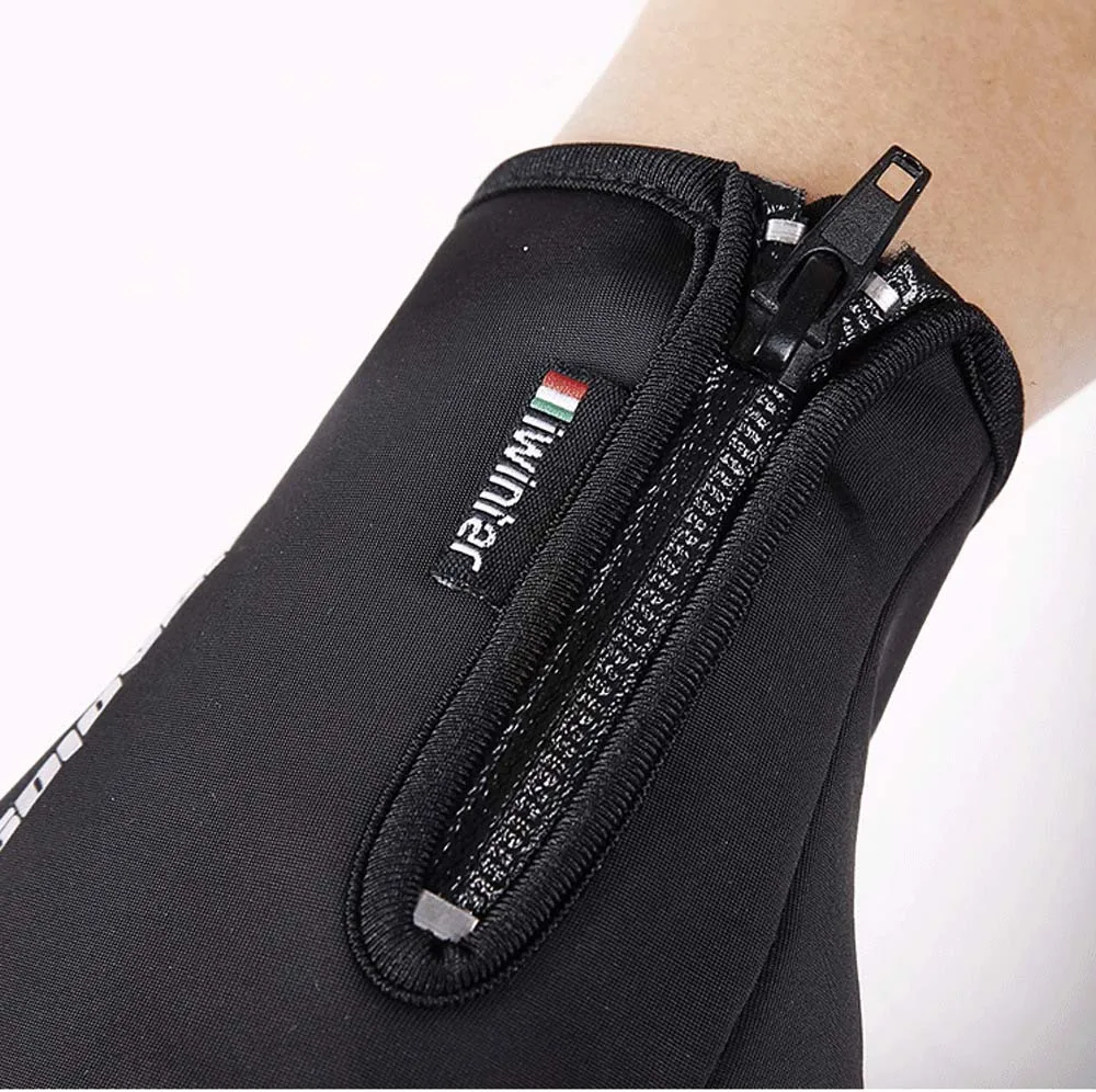 Виброзащитные перчатки для велоспорта с сенсорным экраном для езды на велосипеде MTB водонепроницаемые противоскользящие дышащие зимние перчатки для мужчин