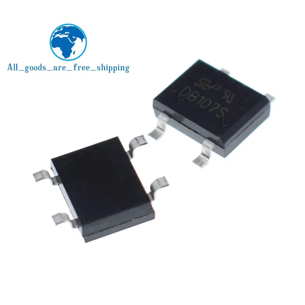 

10PCS SMD DB107 DB107S 1A 1000V Single Phases Diode Rectifier Bridge