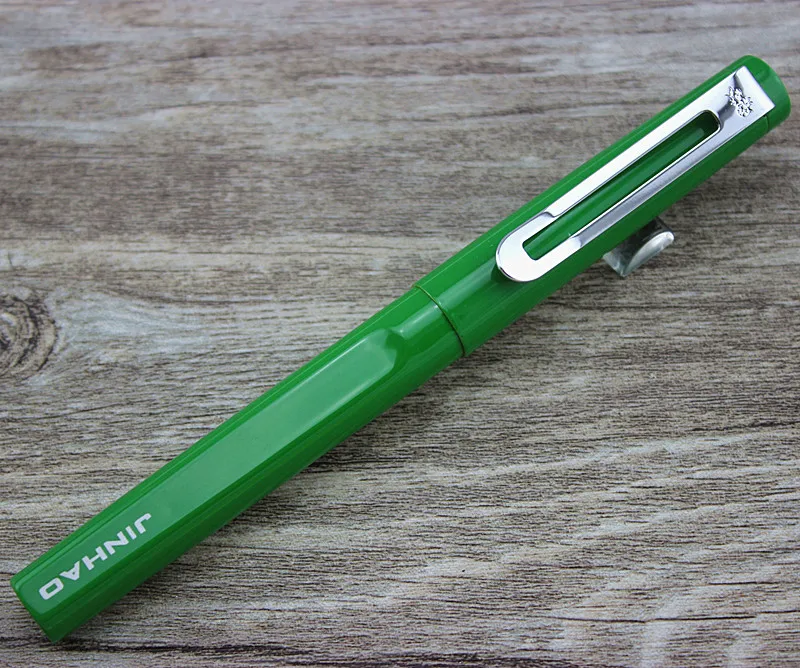 Jinhao 599 Роскошная металлическая авторучка с 0,5 мм наконечник для письма ручки офисные школьные канцелярские принадлежности Рождественский подарок