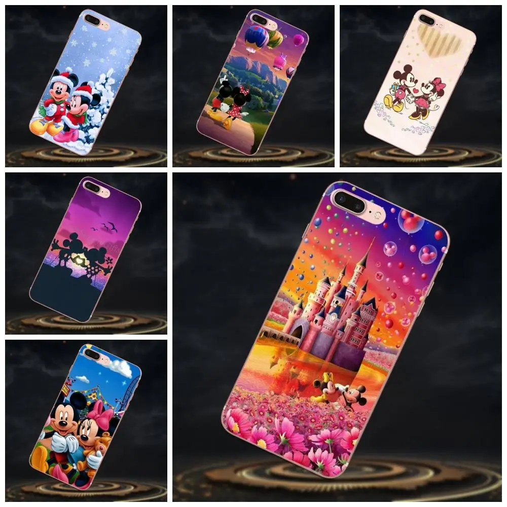 

Colorful For Huawei P7 Honor 4C 5A 5C 5X 6 6C 6A 6X 7 7X 8 9 V8 V10 Y3II Y5II Y6II G8 Play Lite Minnie Mickey Mouse Kissing