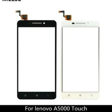 5-дюймовый смартфон с сенсорным Панель Сенсор для lenovo A5000 Сенсорный экран планшета ламината спереди Стекло объектив сенсорный Экран+ 3M клейкой ленты