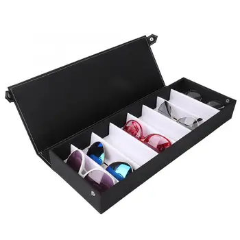 

8 Slot Multifunctional Glasses Sunglasses Jewelry Storage Box Container Holder Organizer