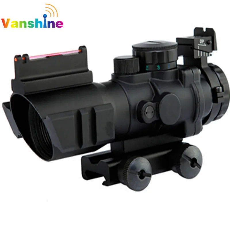 4x32 Acog прицел 20 мм ласточкин хвост рефлекс оптика область тактический для охота