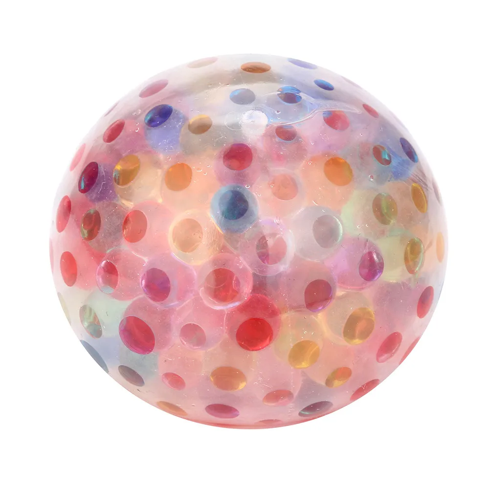 Губчатая радуга мяч игрушка податливый стресс мягкие игрушки стресса мяч для удовольствия Канцелярии Сквош Анти-Стресс Игрушка