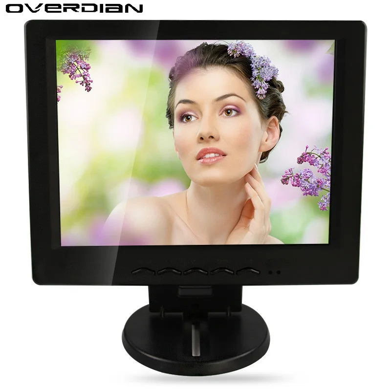 

12/12.1" VGA/HDMI/AV/BNC Connector Monitor Song Machine Cash Register Square Screen None Touch Black/White Lcd Monitor/Display