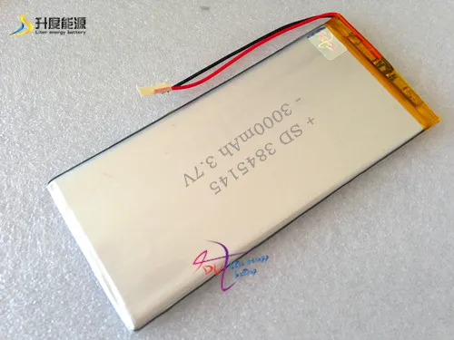 Литровая энергетическая батарея для планшета 3845145 3,7 в 3000 мАч 4045145 полимерная литий-ионная батарея