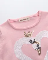 Нежно-розовый свитер #3