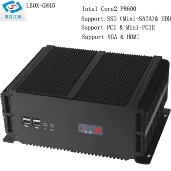 

Embedded Fanless industrial Mini PC 6xUSB2.0 Intel processor with 2*PCI & RS485 mini pc