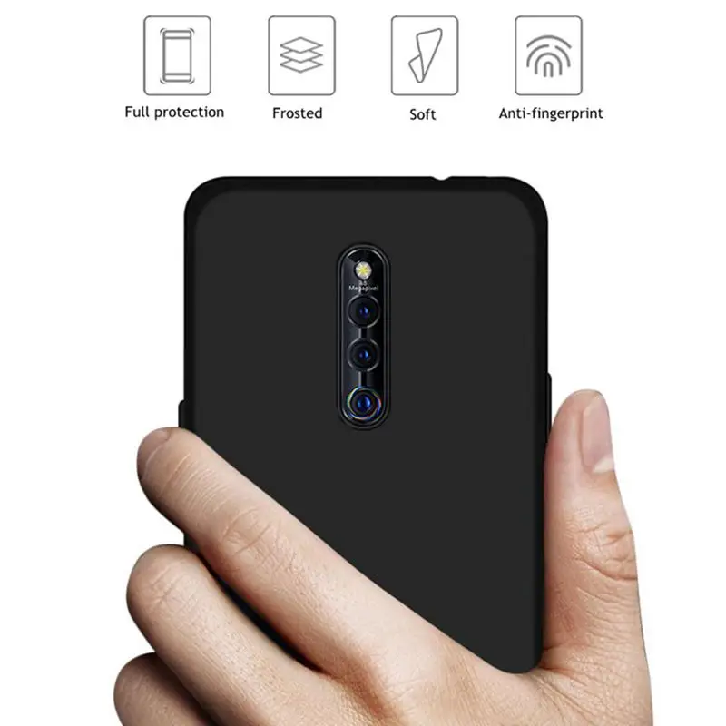 Роскошный мягкий чехол для OPPO Realme 3 3pro X C2 K3 A1K матовая задняя крышка с полной