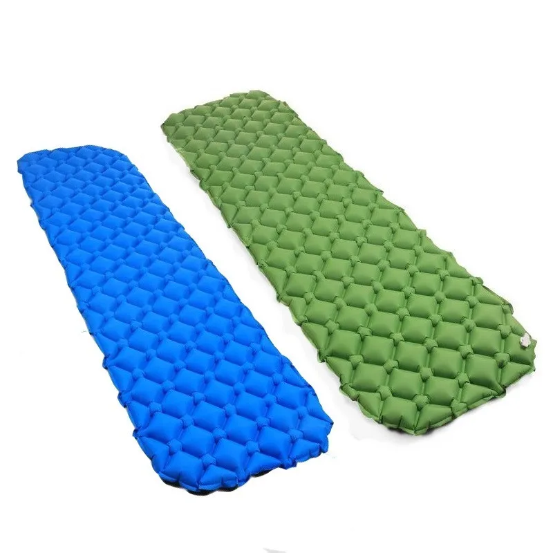 في الهواء الطلق التخييم حصيرة TPU نفخ فراش سرير قابل للنفخ ل خيمة مرتبة هوائية المحمولة خفيفة وسادة النوم سرير قابل للطي