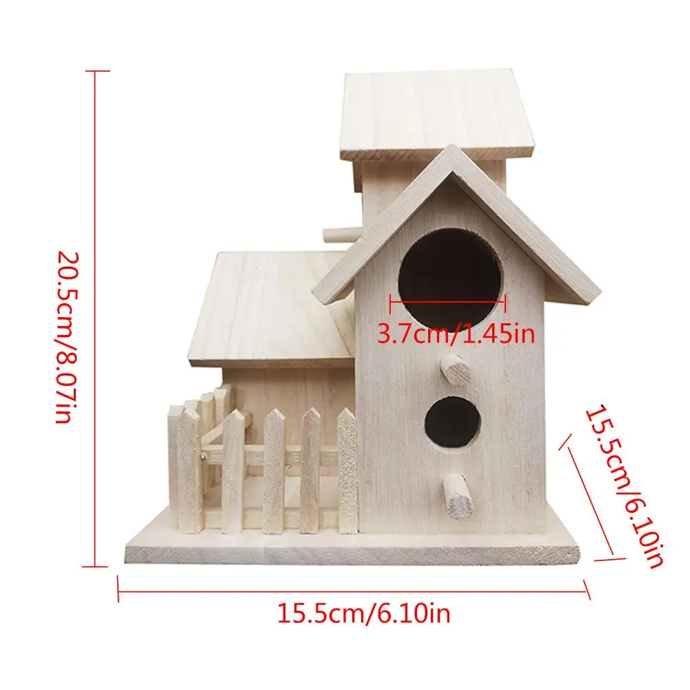 Клетка для птиц DIY Птичье гнездо вилла птичий домик для кормления открытый подвесной дом для разведения домашнее украшение забавная игрушка для попугая Быстрая