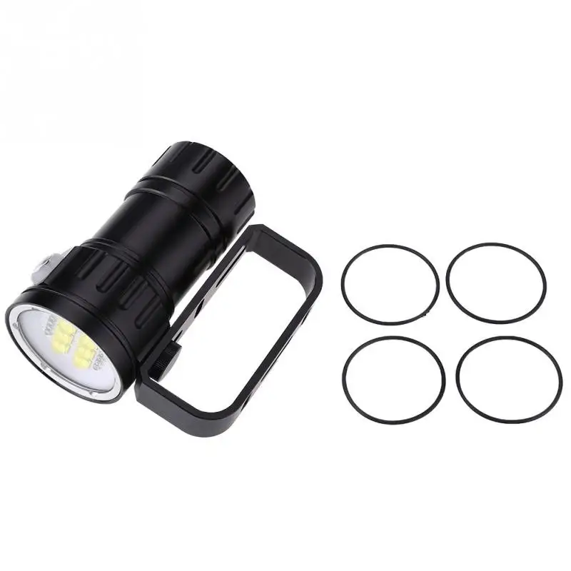 3.7V 28800Lm LED Flashlight Photography Diving 80m Flashlight Torch