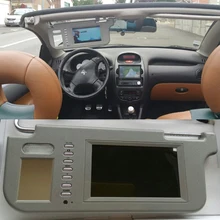 Left or Right 7″ AU new panel /480(W) X 234(H)XRGB PAL/NTSC/ 2 video signal inputs /OSD menu control Car Sun Visor Monitor