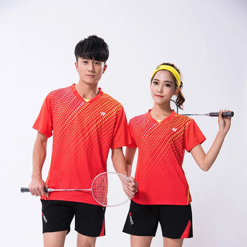 

men sport badminton suits,couples sportwear moisture table tennis jerseys shirt + shorts,women tenis shirts clothing sets