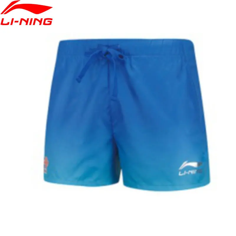 

Li-Ning Men Table Tennis Shorts For National Team Breathable Regular Fit Blue LiNing Competition Sports Shorts AAPN161 MKD1544