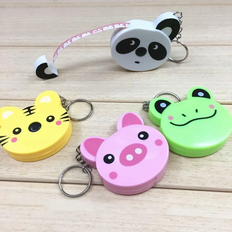 

Measure Ruler Retractable Tape Cloth Making Cartoon Plush Animals Shape Creative 1 Pcs Sewing Tool 150cm 60 Inch Random