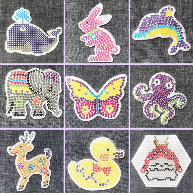 1PCS 5mm Perler Beads Pegboards Animals Shape Fuse/Hama Beads Template